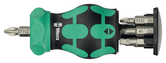 Set Chei Tubulare Wera Kraftform Kompakt Stubby RA 4 - Compact și Versatil