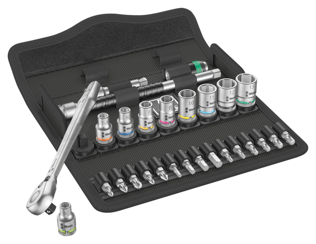 Set Chei Tubulare Wera Zyklop Metal 8100 SA 8 - 28 piese