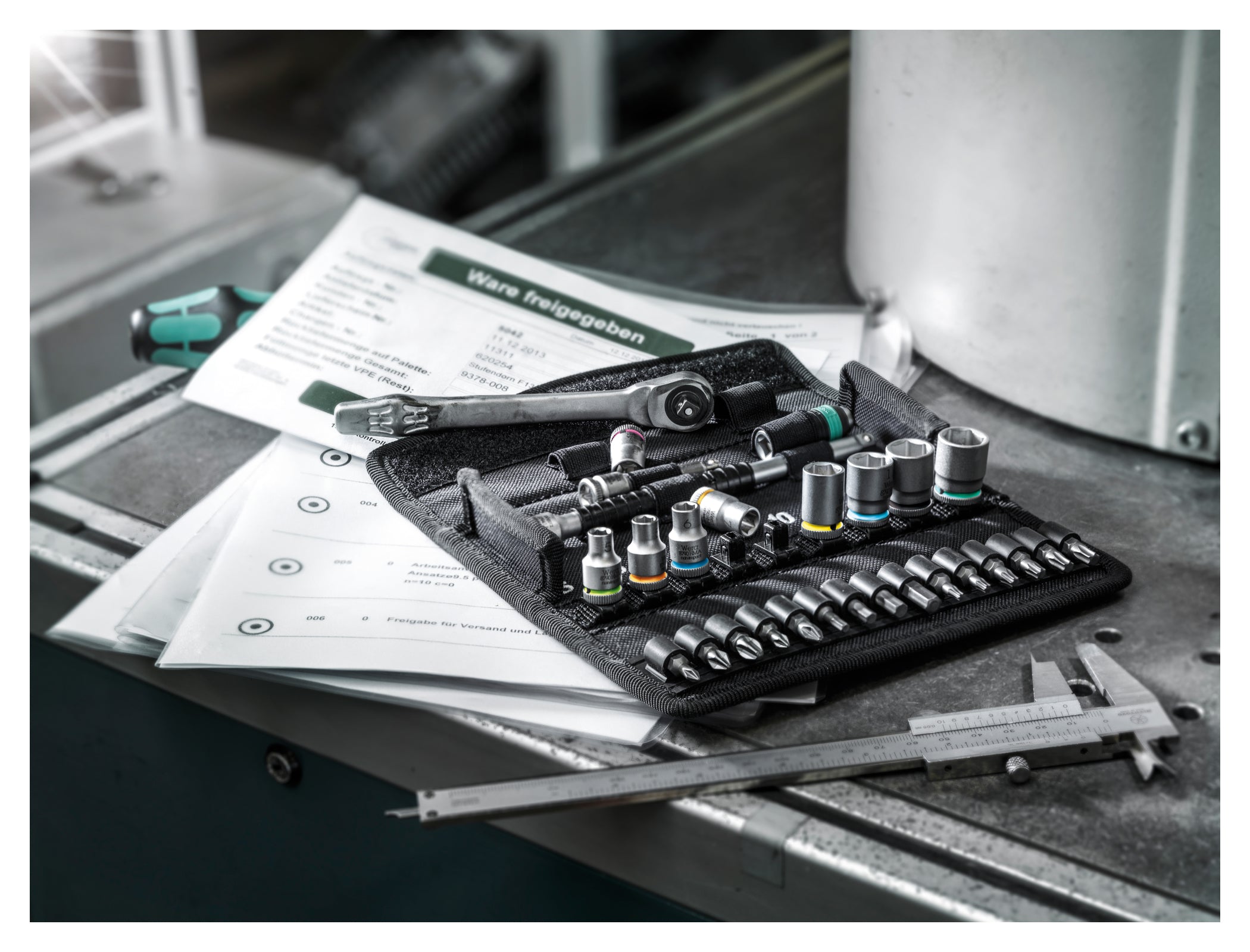 Set Chei Tubulare Wera Zyklop Metal 8100 SA 8 - 28 piese