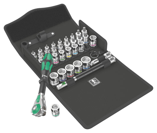 Set Chei Tubulare Wera Zyklop Speed 8100 SB All-in - 35 Piese