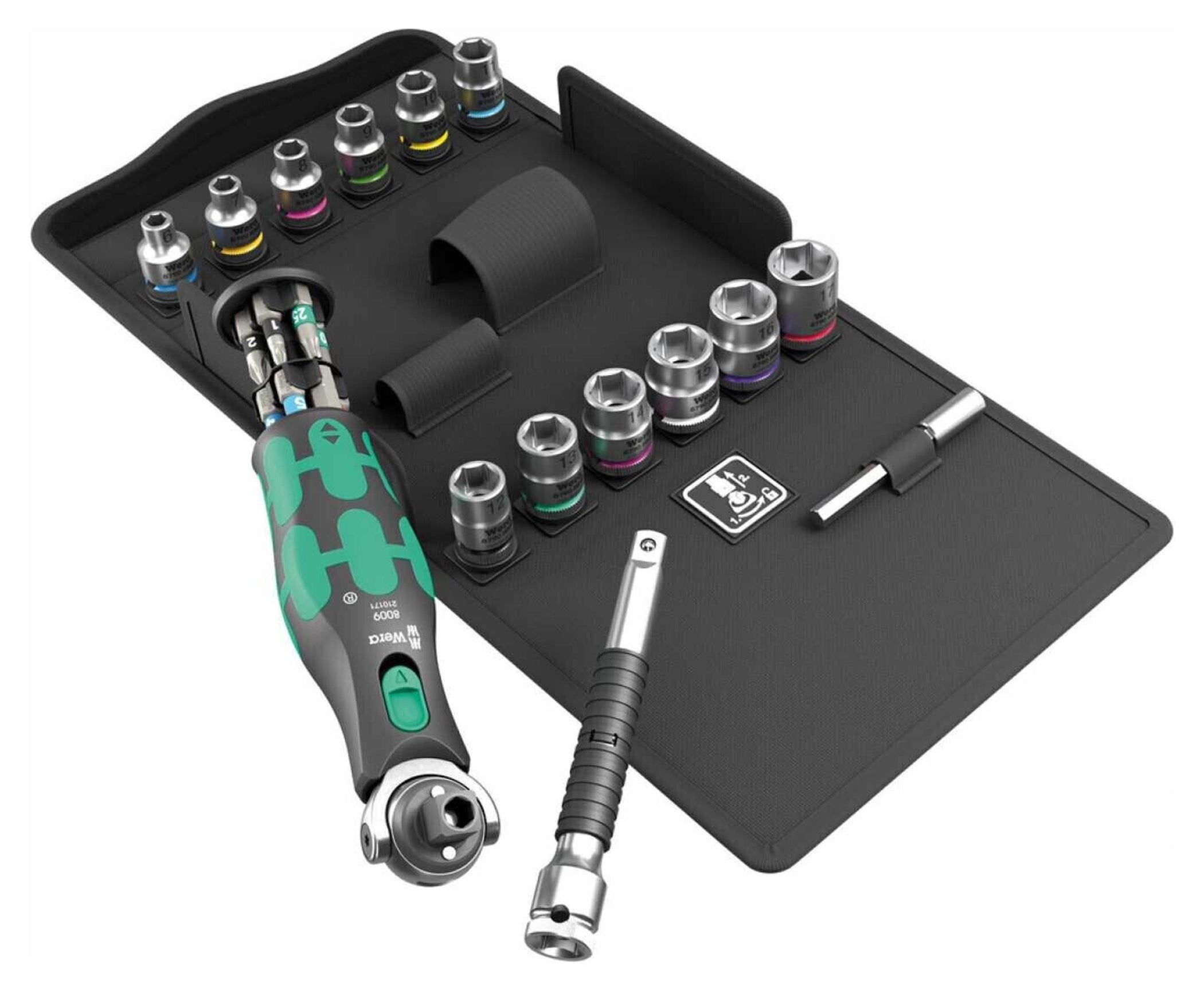 Set Chei Tubulare Zyklop Pocket 3 Wera - Compact și Versatil