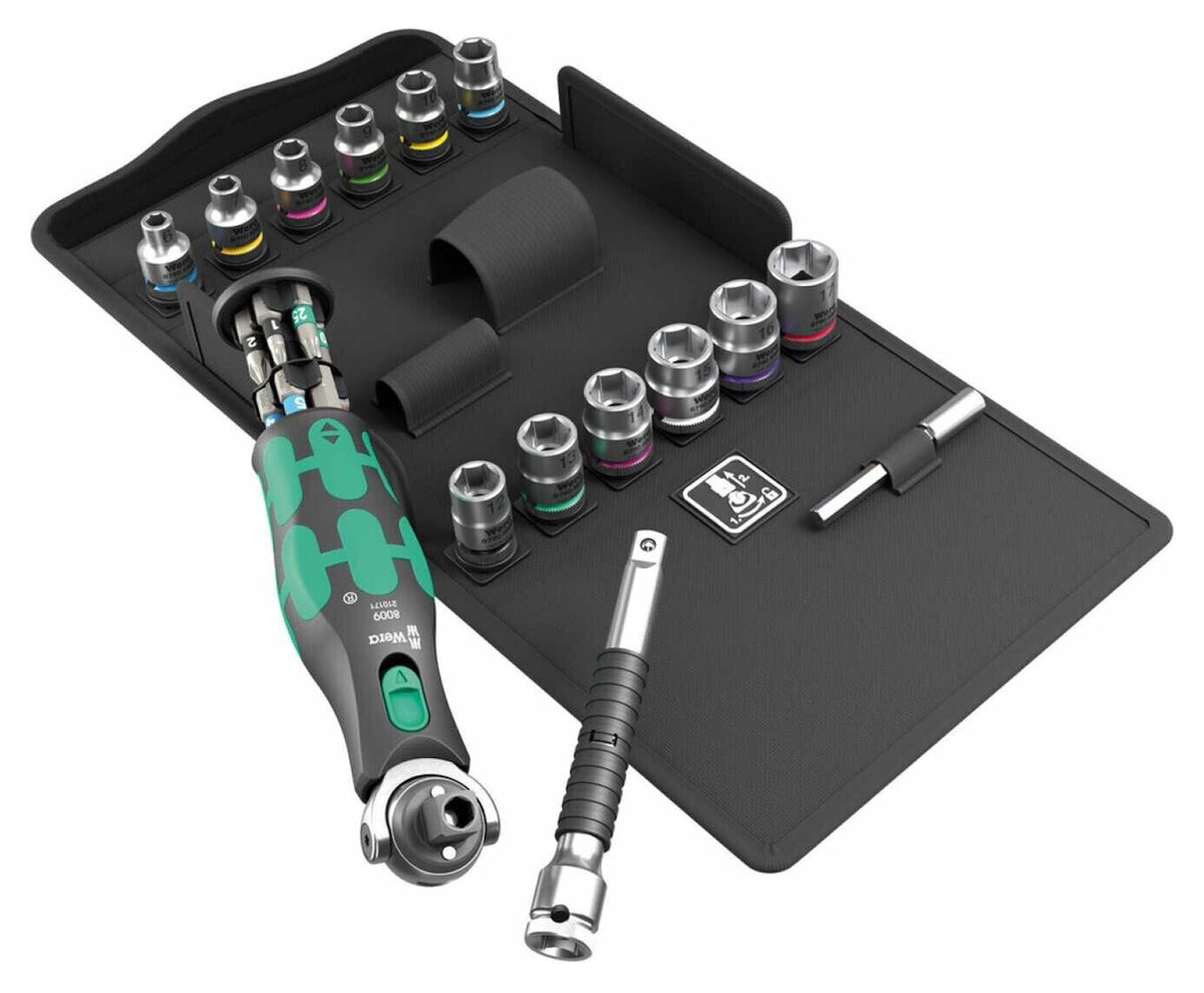 Set Chei Tubulare Zyklop Pocket 3 Wera - Compact și Versatil