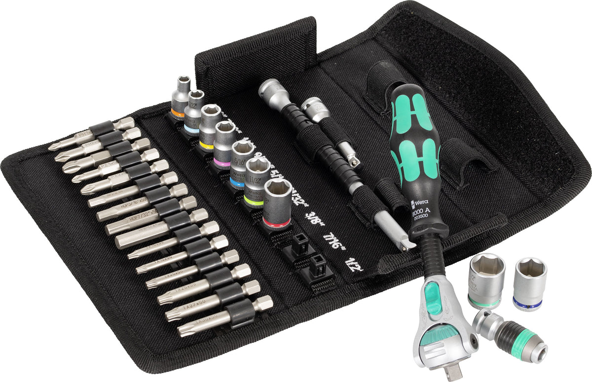 Set Chei Tubulare Zyklop Speed Wera - 28 piese, Rapiditate