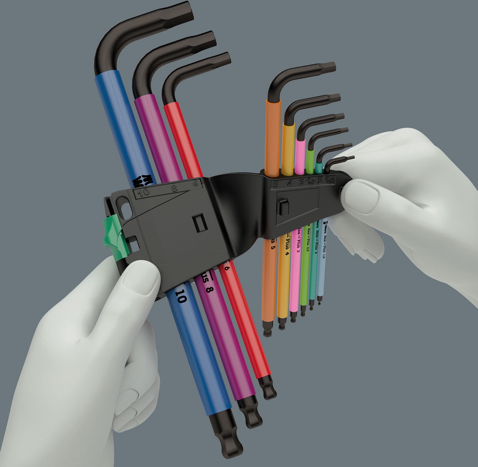 Set Chei Unghiulare Torx Wera 967 SPKL/9 Multicolour - 9 piese