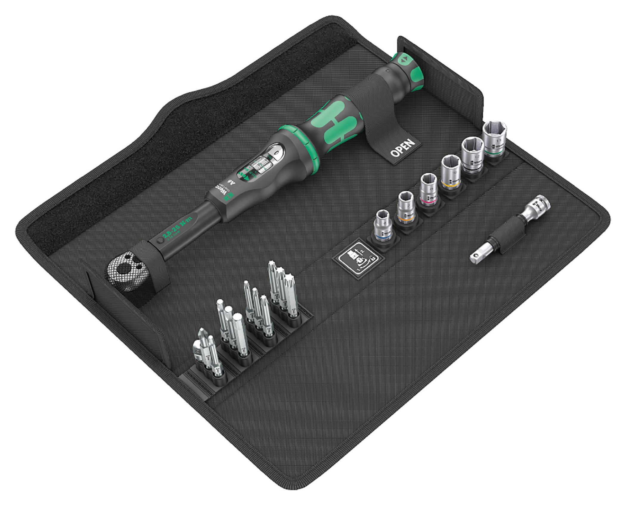 Set Cheie Dinamometrică Click-Torque A 6 Wera - Precizie 2.5-25 Nm