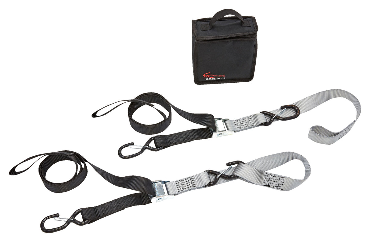 Set Chingi Fixare Acebikes Cam Buckle Strap Duo - 300kg, 180cm
