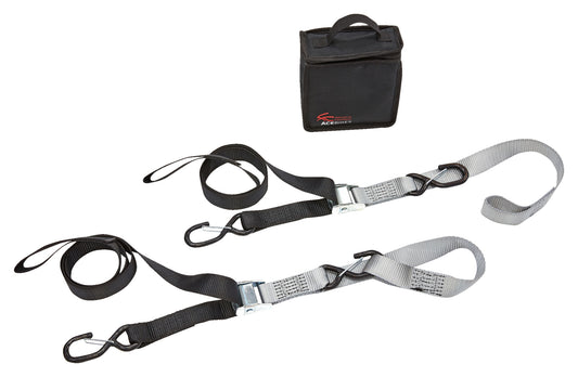 Set Chingi Fixare Acebikes Cam Buckle Strap Duo - 300kg, 180cm