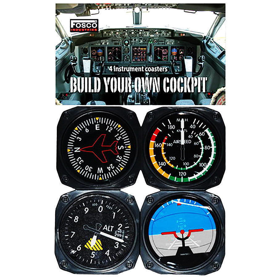Set Coastere Cockpit Negru - Stil Tactic Adevărat