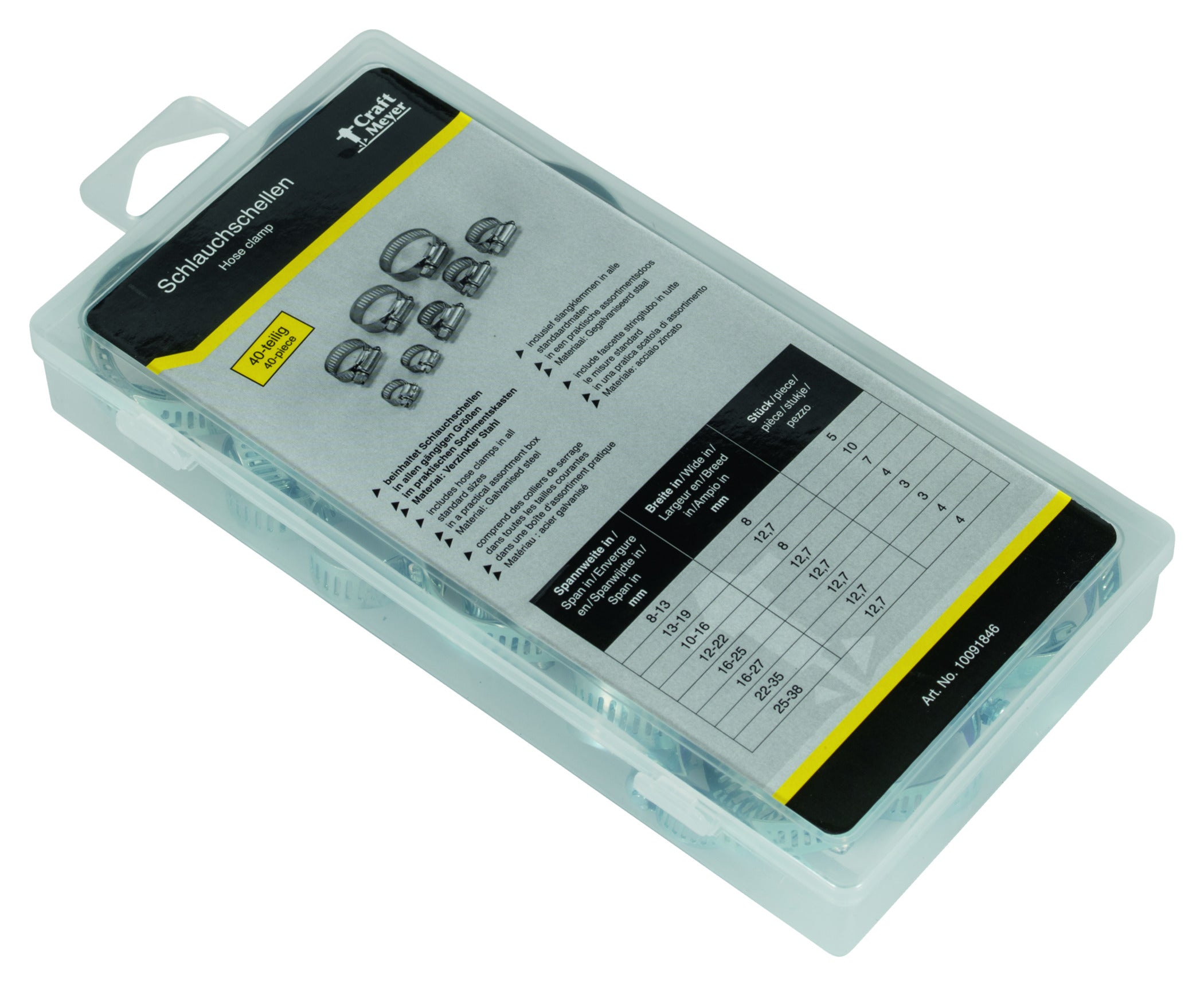 Set Coliere Furtun Craft-Meyer - 40 buc, Zincate