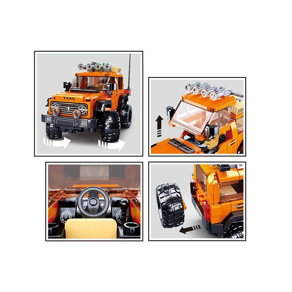 Set Construcție American SUV Bronx M38-B1013 Sluban - Aventura Tactica
