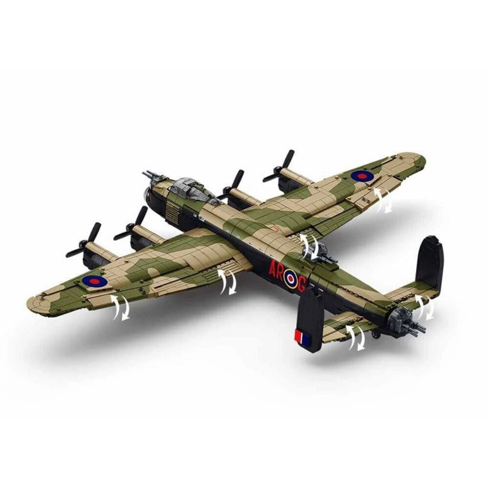 Set de Construcție Avro Lancaster Sluban M38-B1609 – 1382 Piese, Scară 1:44 - poza 3