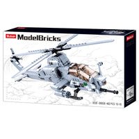 Set de Construcție Elicopter Sluban M38-B0838 – 482 Piese, 2 Minifigurine - poza 1