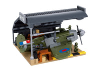 Set de Construcție Hangar Sluban M38-B1623 – 142 Piese, Scară 1:72 - poza 3