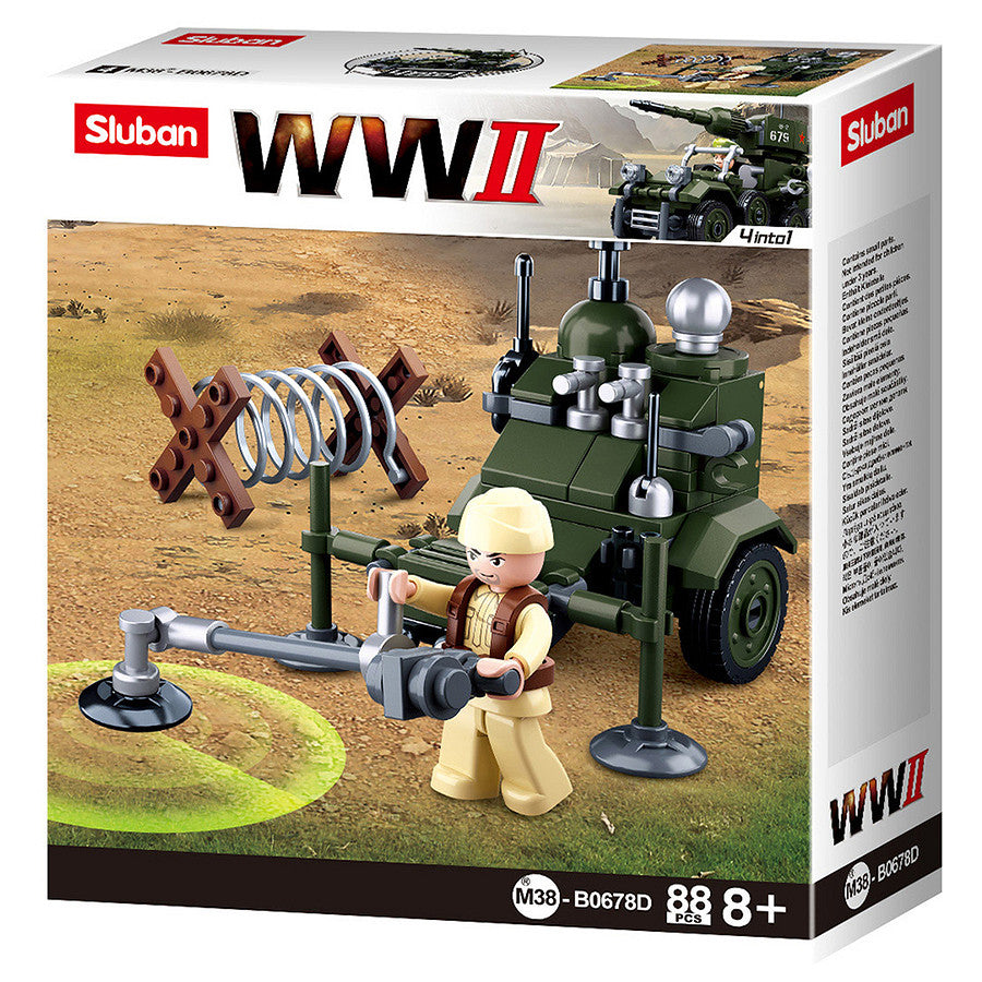 Set Construcție Militar Sluban WWII Allied Minesweeper - Maestrul Mărilor