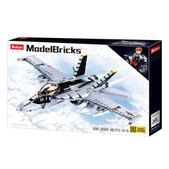 Set Construcție Militar Super Bumblebee Fighter Sluban - Stăpânește Cerul