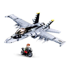 Set Construcție Militar Super Bumblebee Fighter Sluban - Stăpânește Cerul