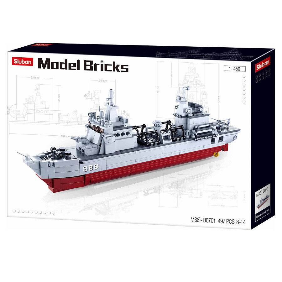 Set Construcție Navală Sluban Supply ship M38-B0701 - Maestrul Logisticii Militare
