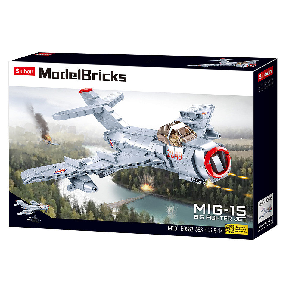 Set Construcție Old Russian jet fighter M38-B0983 Sluban - Realism Aerian