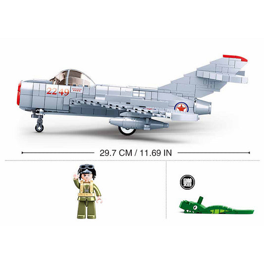 Set Construcție Old Russian jet fighter M38-B0983 Sluban - Realism Aerian