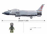 Set de Construcție Avion J-10CS Sluban Army – 211 Piese, Scară 1:55 - poza 5