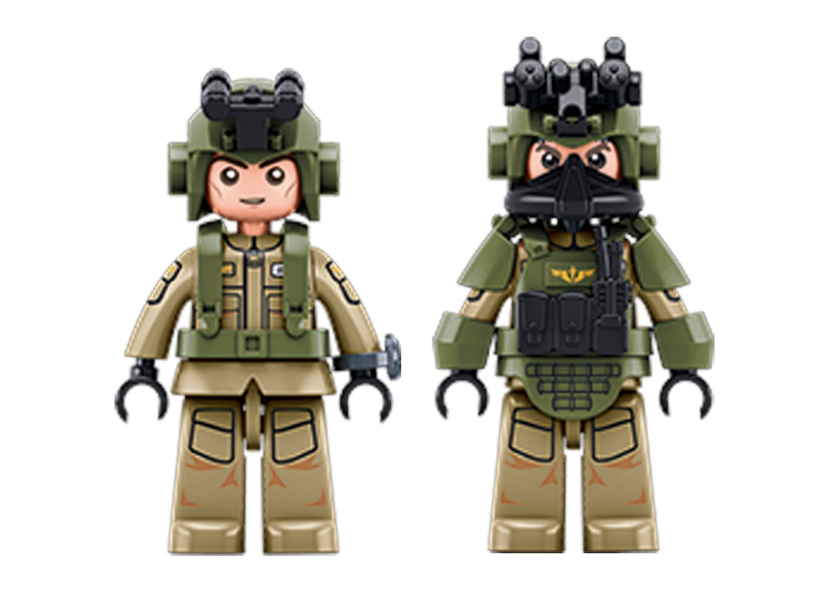 Set de Construcție Tanc Type 15 Lichte Sluban M38-B1577 – 411 Piese, Scară 1:45 - poza 5