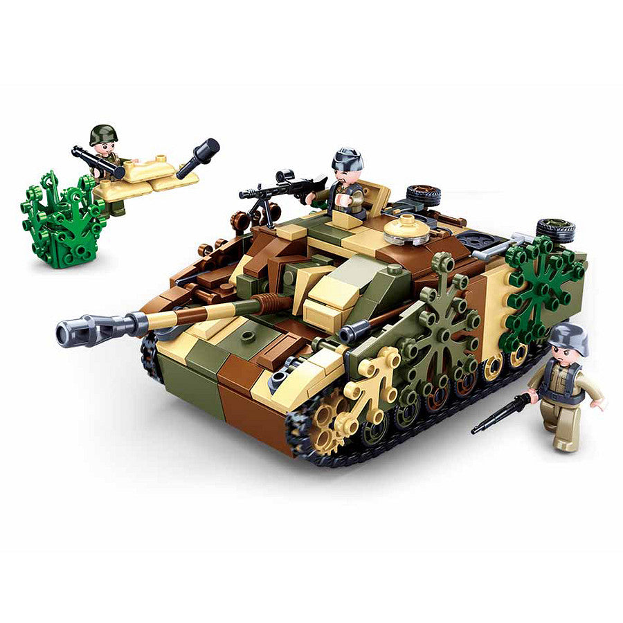 Set Construcție Sluban Camouflages Tank M38-B0858 - Recreează Bătălii Legendare