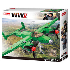 Set Construcție Sluban WWII Allied Bomber - Realism Istoric Superior