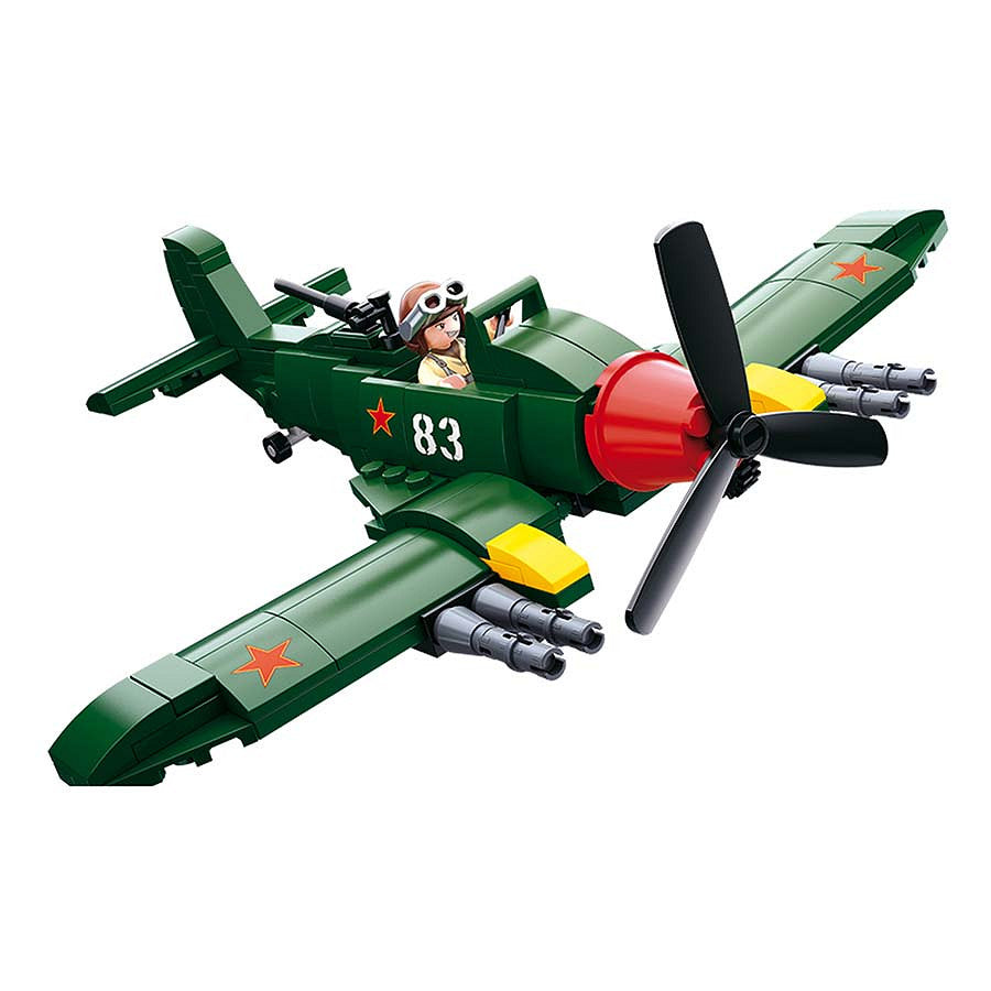 Set Construcție Sluban WWII Allied Ground-Attack Aircraft Multi - Construiește Legende Aeriene