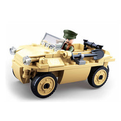 Set Construcție Sluban WWII German Amphibious Vehicle - Recreează Istoria