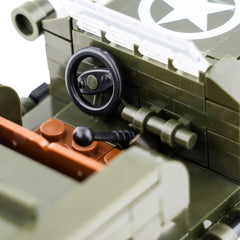Set Construcție Sluban WWII Jeep US Army M38-70210 - Replică Istorică Fidelă