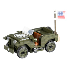 Set Construcție Sluban WWII Jeep US Army M38-70210 - Replică Istorică Fidelă