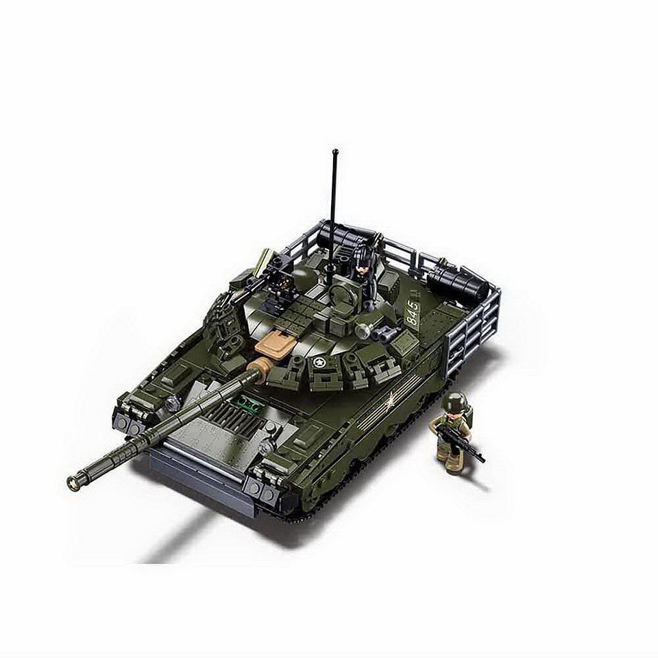 Set Construcție T-80 Tank M-38 B1178 Sluban - Asamblează Puterea Blindată