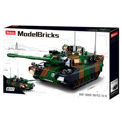 Set Construcție Tanc Sluban German Main Battle Tank M38-B0839 - Precizie Militară