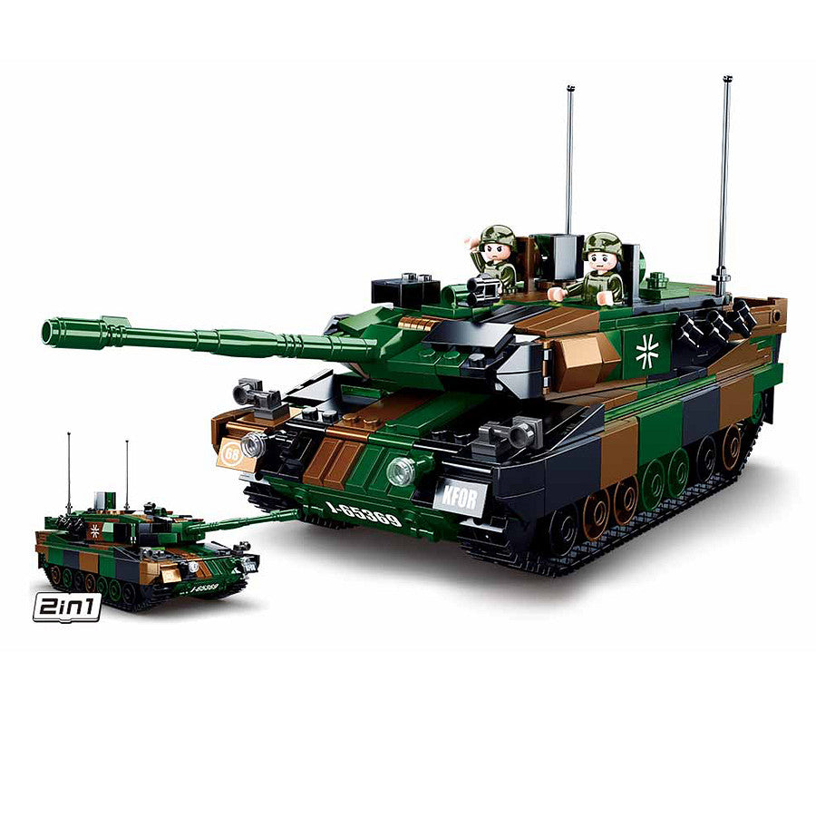 Set Construcție Tanc Sluban German Main Battle Tank M38-B0839 - Precizie Militară