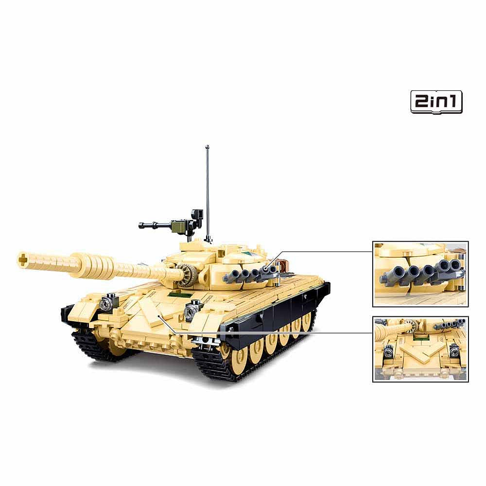 Set Construcție Tanc STRV103 M38-B1011 Sluban - Asamblează Forța Supremă