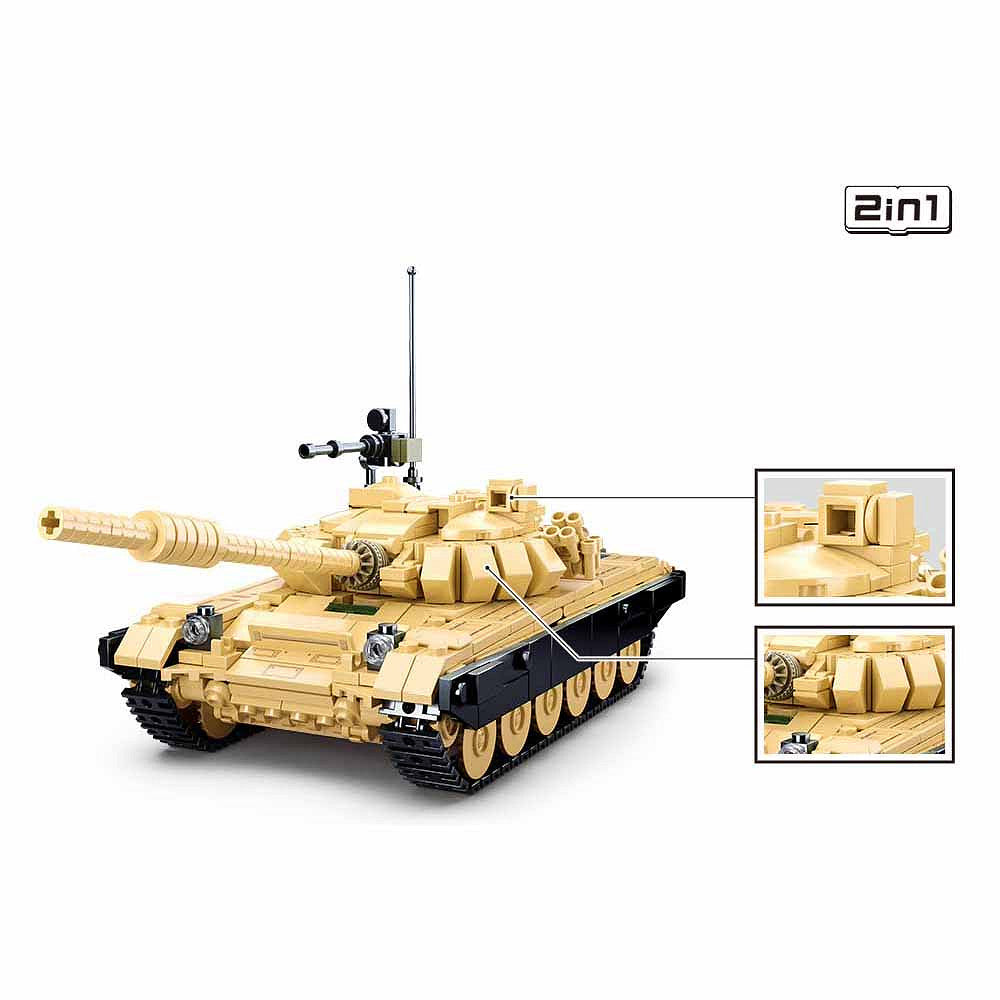 Set Construcție Tanc STRV103 M38-B1011 Sluban - Asamblează Forța Supremă