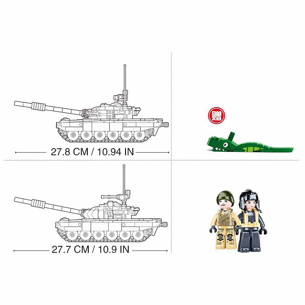 Set Construcție Tanc STRV103 M38-B1011 Sluban - Asamblează Forța Supremă