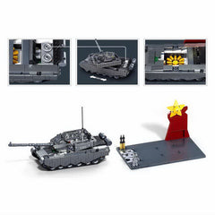 Set Construcție Tank ZTS-99AS M38-B1234 Militar Sluban - Dominație Strategică pe Câmpul de Bătălie