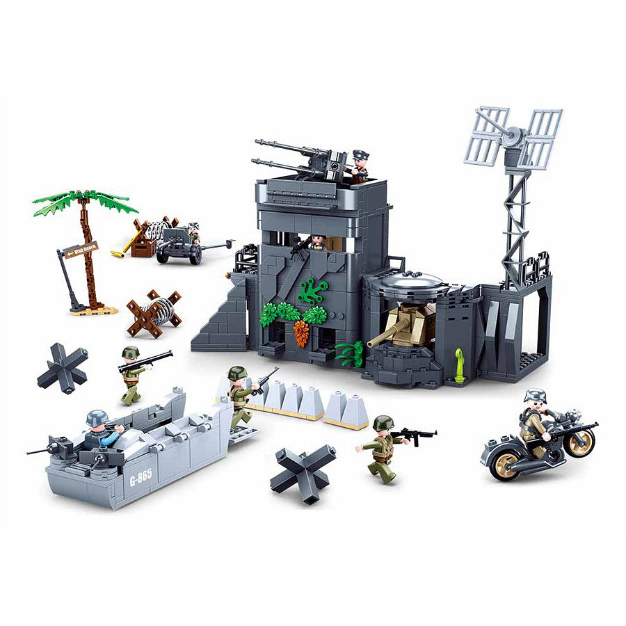 Set Construcție The Atlantic Wall M38-B0861 #16114 Sluban - Recreare Autentică Bătălii WWII