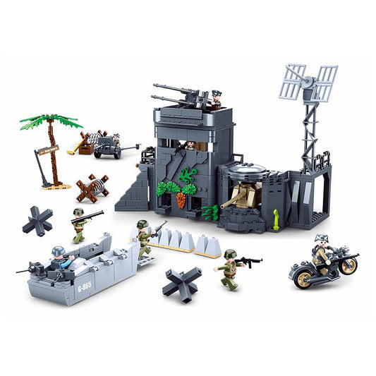 Set Construcție The Atlantic Wall M38-B0861 #16114 Sluban - Recreare Autentică Bătălii WWII