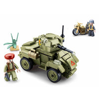 Set Construcție Vehicul Blindat M38-B0710 Sluban – Compatibil, Model Britanic - poza 2