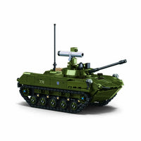 Set de Construcție Vehicul Blindat BMD-2S Sluban – 530 Blocuri, 2 în 1 - poza 1