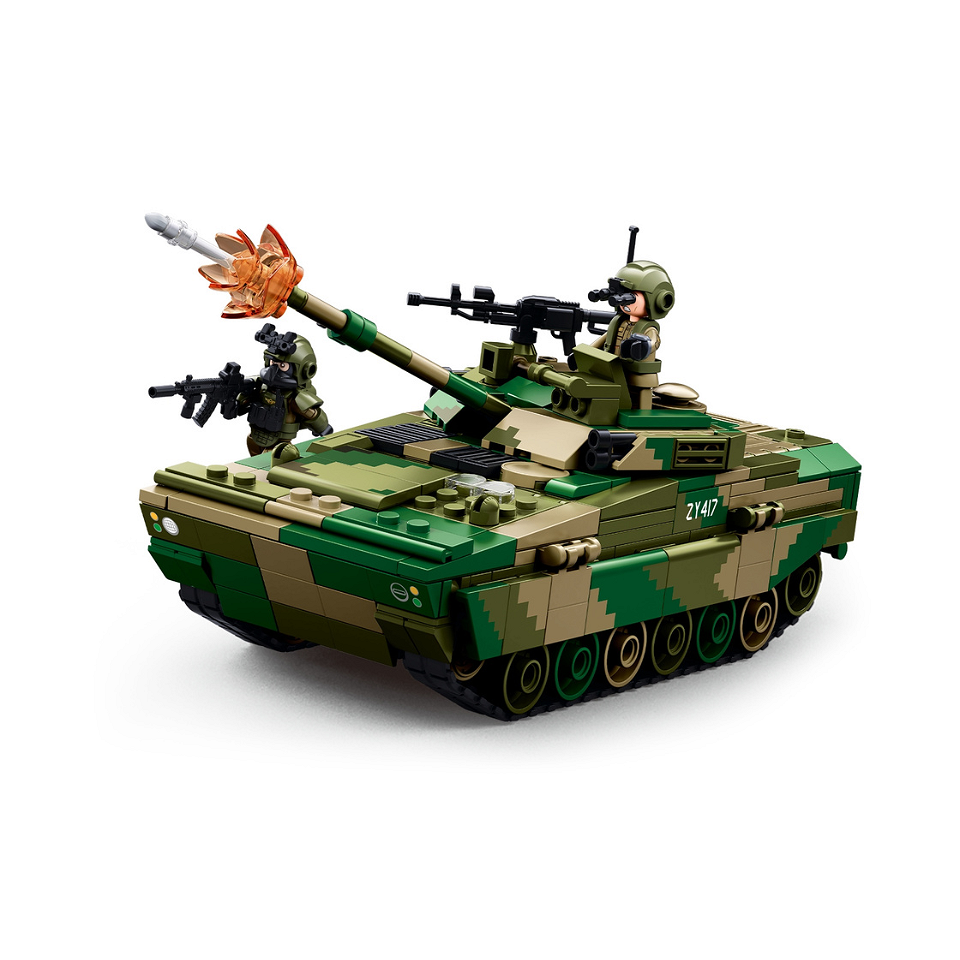 Set de Construcție Vehicul de Luptă ZBD-04AS Sluban – 385 Piese, Scară 1:44 - poza 1