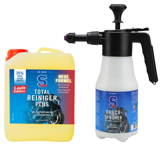 Set Curățare Moto S100 Total-Reiniger+ & Pulverizator - Fără Pete