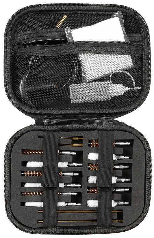 Set Curățare Pistole Multicalibru MFH - Tije Alamă, Etui