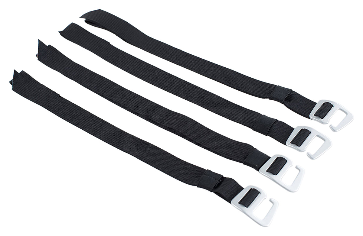 Set Curele Fixare Legend Gear - Universal, Negru/Argintiu