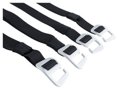 Set Curele Fixare Legend Gear - Universal, Negru/Argintiu