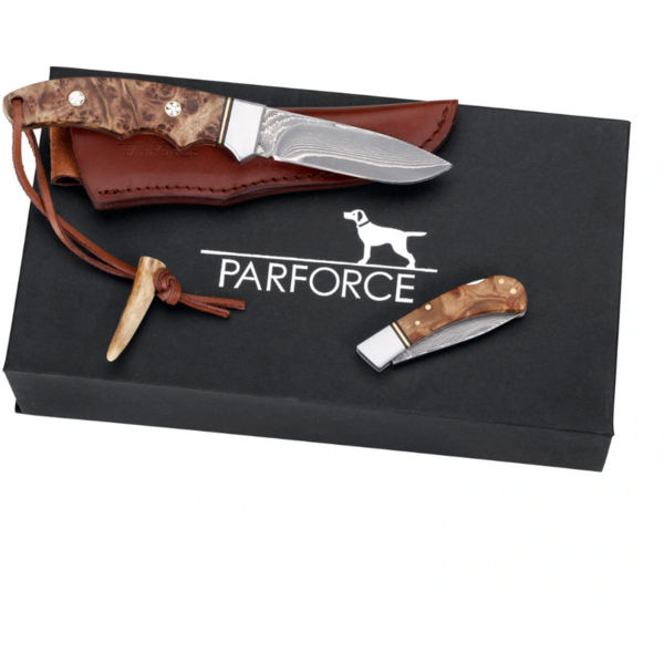 Set Cuțite Damasc Parforce Frankonia - Mâner Lemn, Eleganță Pescuit - 2