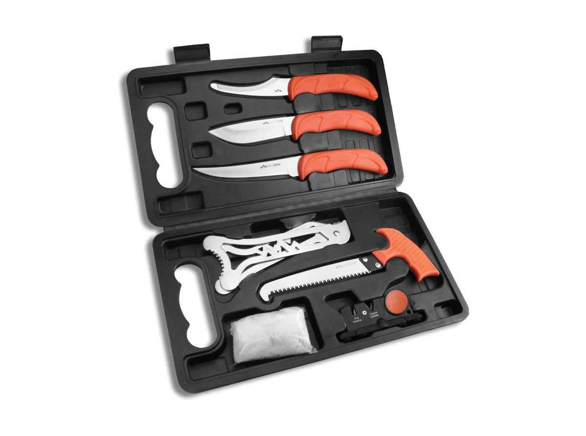 Set Cutite Jaeger Pak Outdoor Edge- 8 Piese, Maner Anti-alunecare