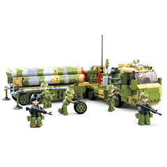 Set de Construcție Militar Sluban Launching Vehicle M38-B0758 - Stăpânește Strategia de Asalt